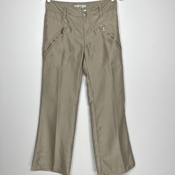 Armani Exchange trousers pants straight tan size 2 - Picture 1 of 13